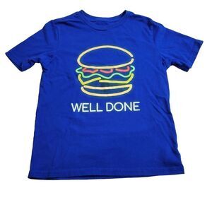 Wonder Nation well done hamburger shirt M8